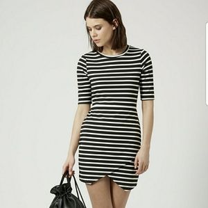 Topshop PETITE Striped Dress Size 6 SOLD OUT